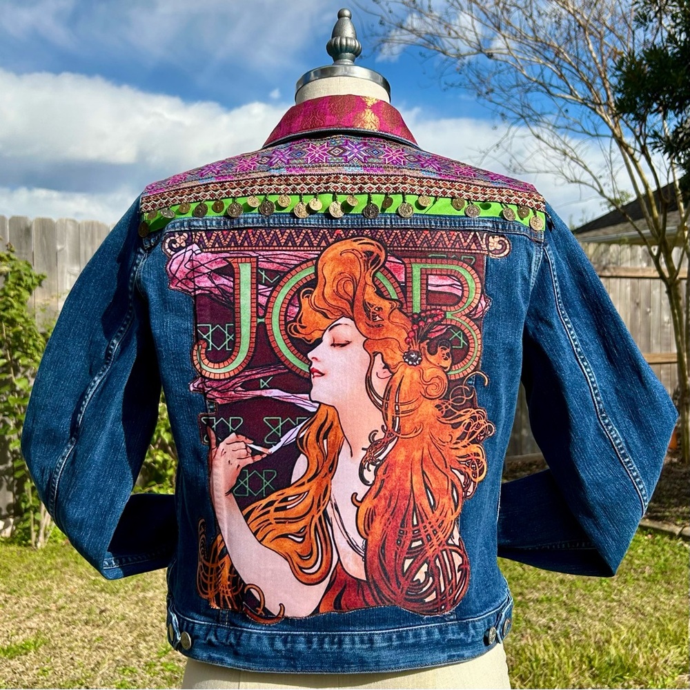 Embellished Denim Jeans Jacket